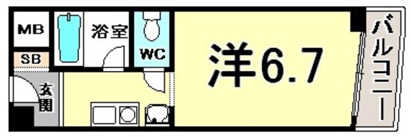 ノベラ海岸通の物件間取画像